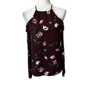 Cooper & Ella Cold Shoulder Blouse Bell Sleeves Boho Shabby Chic SZ XS